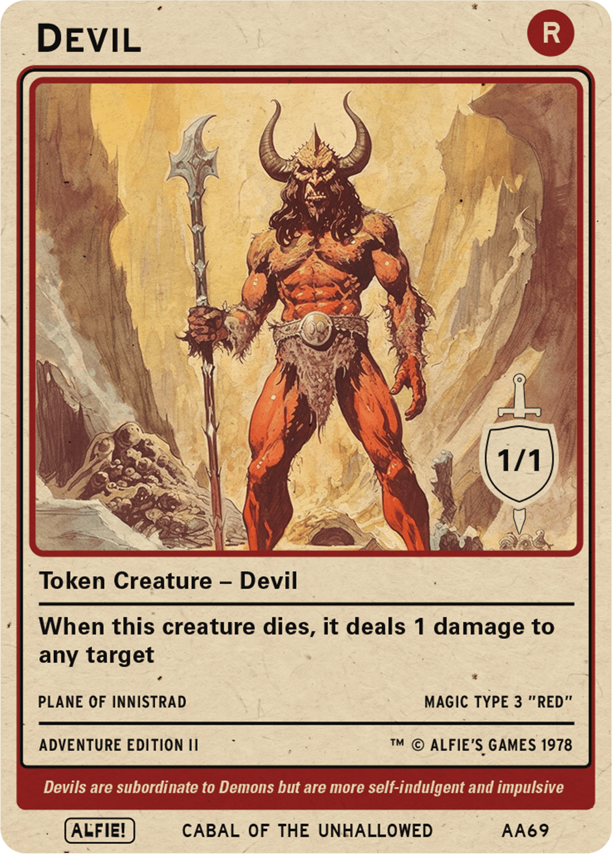 Devil 1/1 - Alfies