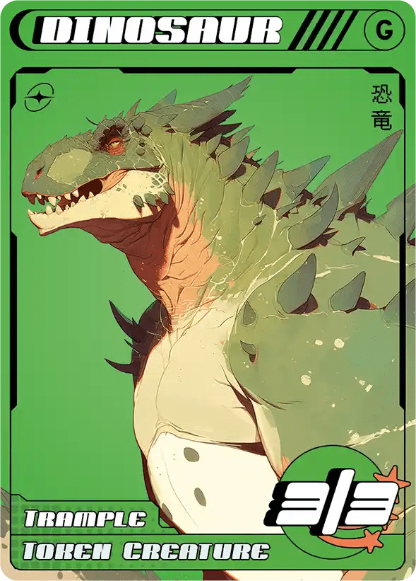 Dinosaur 3/3 Trample - Alfies