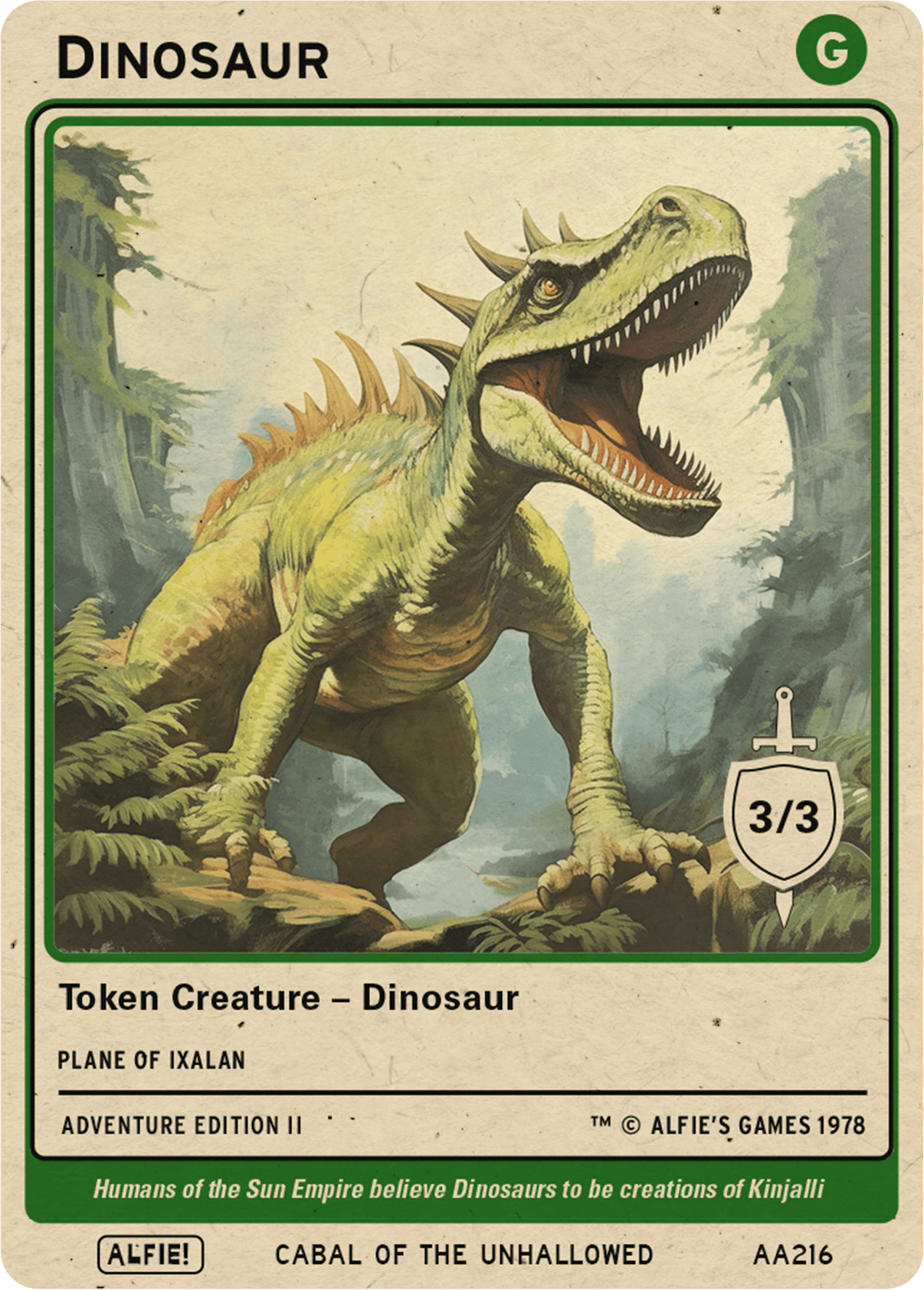 Dinosaur 3/3 - Alfies