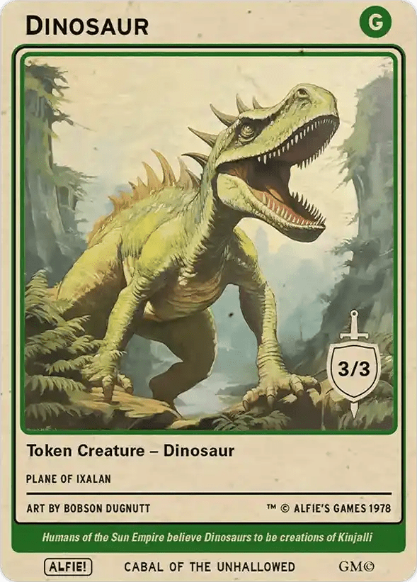 Dinosaur 3/3 - Alfies