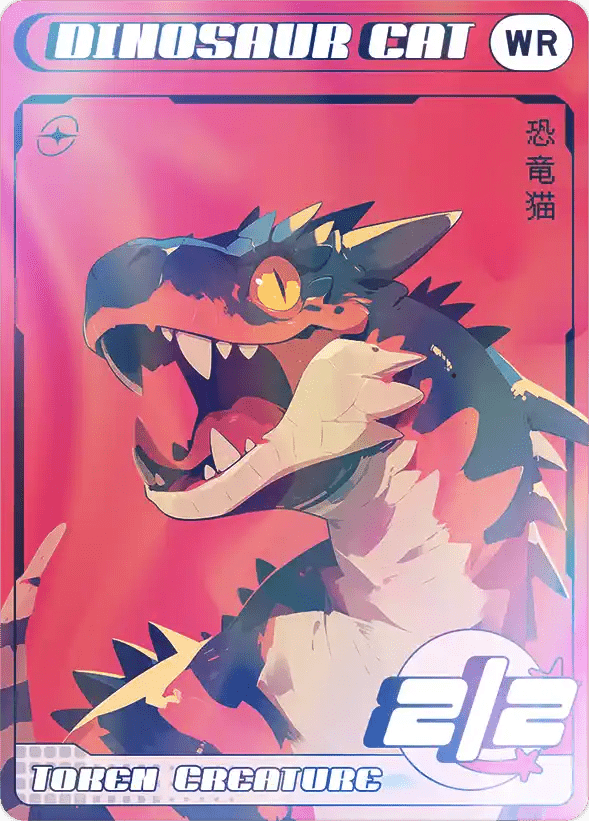 Dinosaur Cat Foil - Alfies