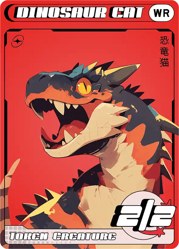 Dinosaur Cat - Alfies