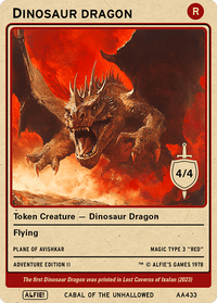 Dinosaur Dragon - Alfies