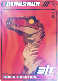 Dinosaur Red Foil - Alfies