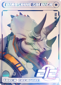 Dinosaur Soldier Foil - Alfies
