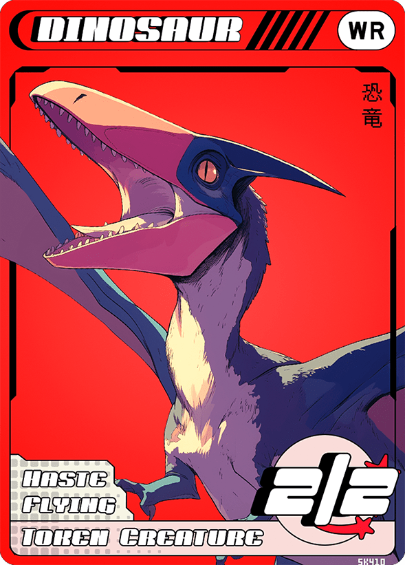 Dinosuar White Red - Alfies