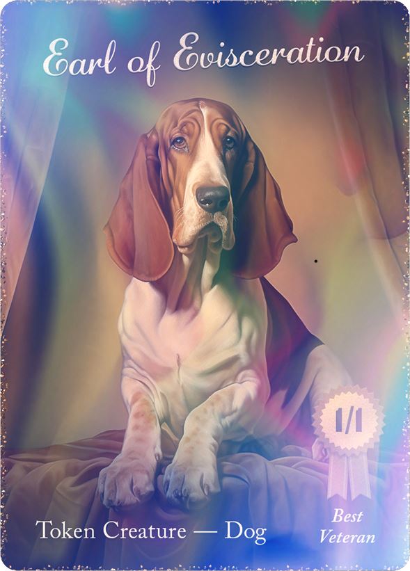 Dog 1/1 White Foil - Alfies
