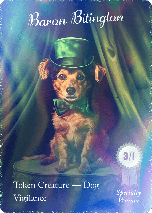 Dog 3/1 Green Vigilance Foil - Alfies