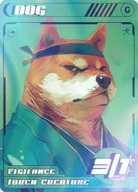 Dog Green Vigilance Foil - Alfies