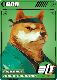 Dog Green Vigilance - Alfies