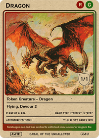 Dragon Red Green - Alfies
