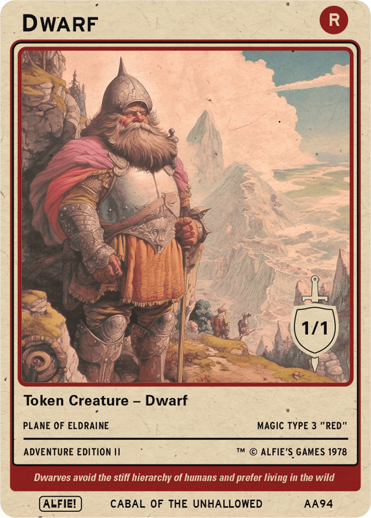 Dwarf 1/1 - Alfies