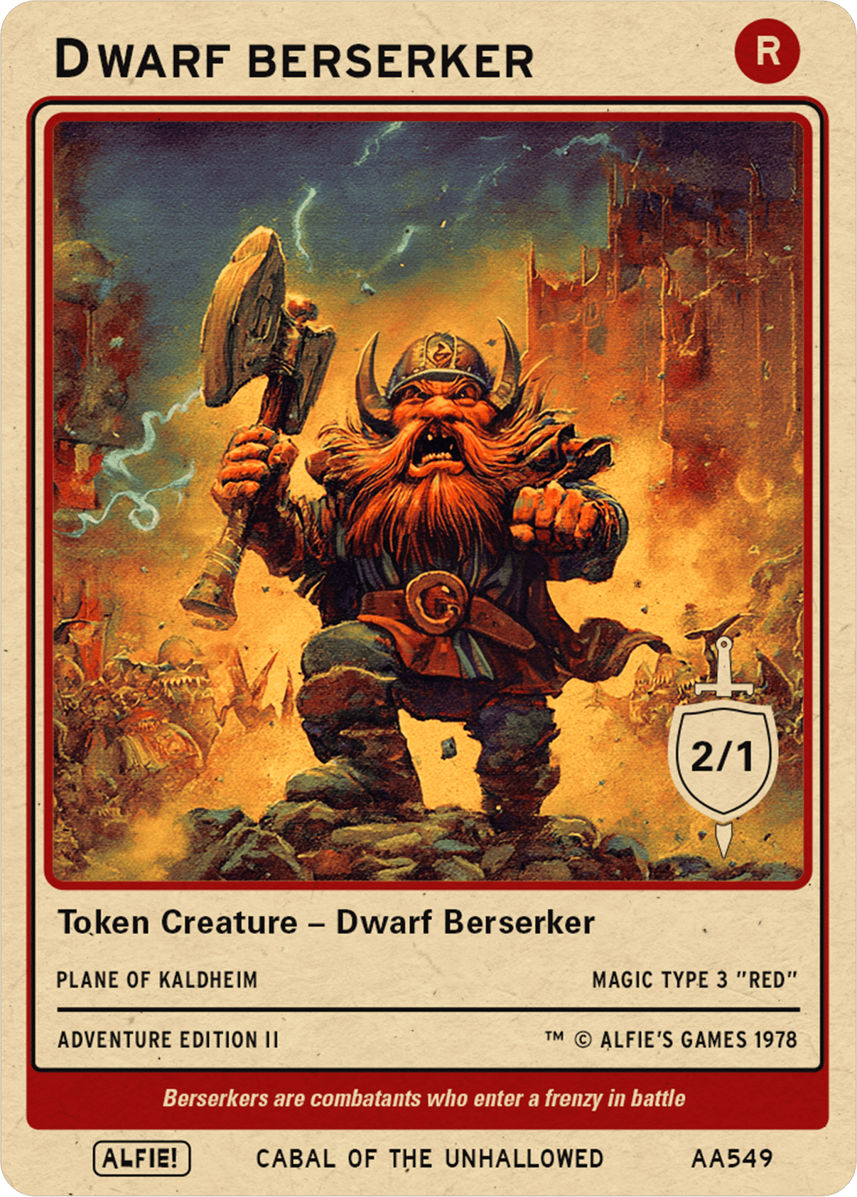 Dwarf Berserker - Alfies