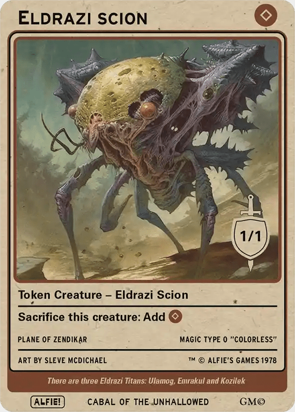 Eldrazi Scion 1/1 - Alfies