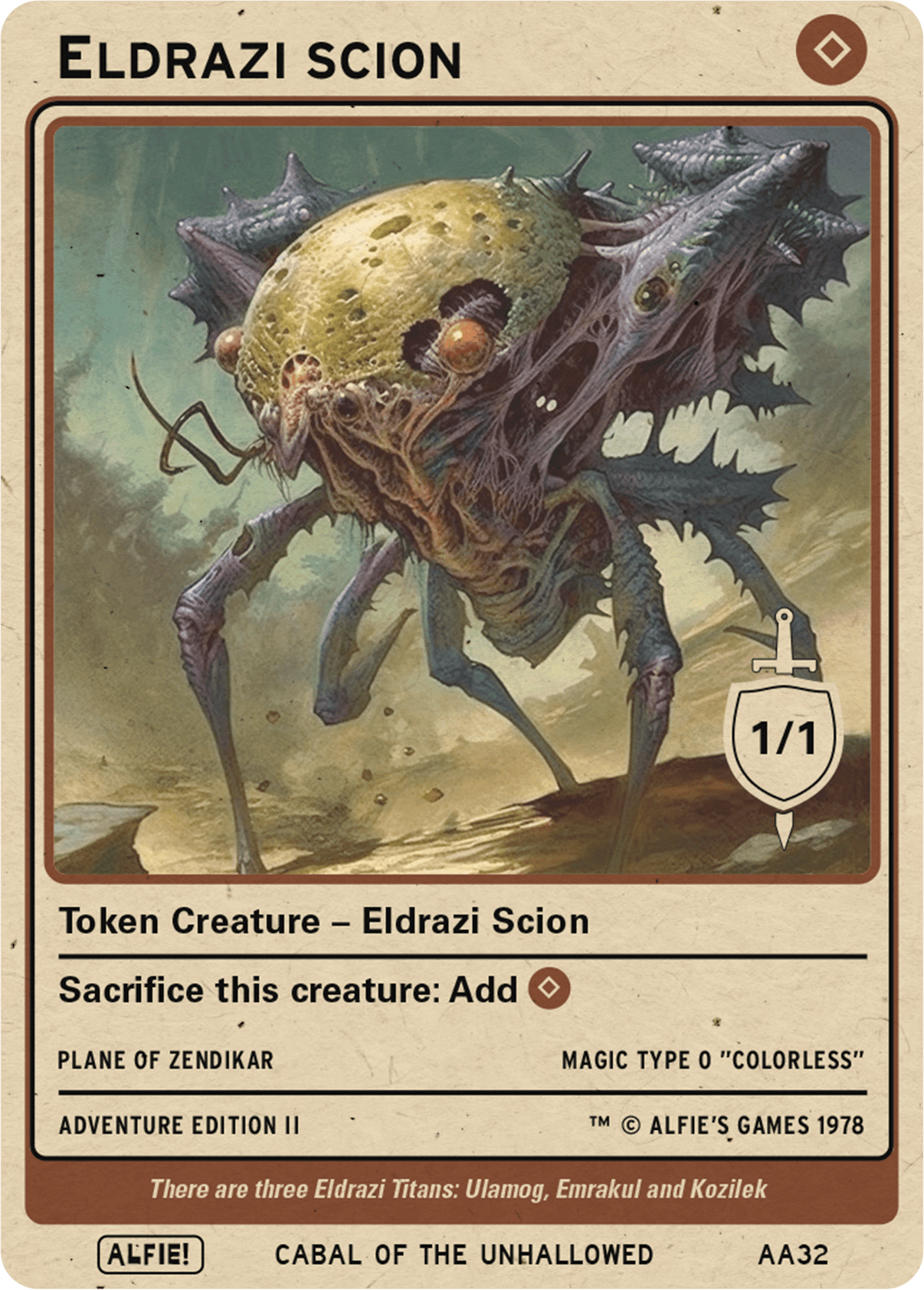 Eldrazi Scion 1/1 - Alfies