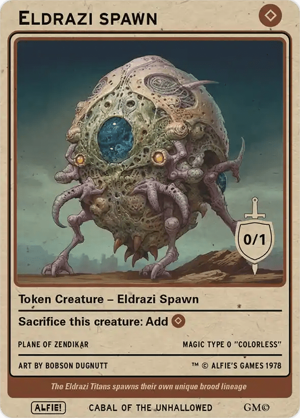 Eldrazi Spawn 0/1 - Alfies