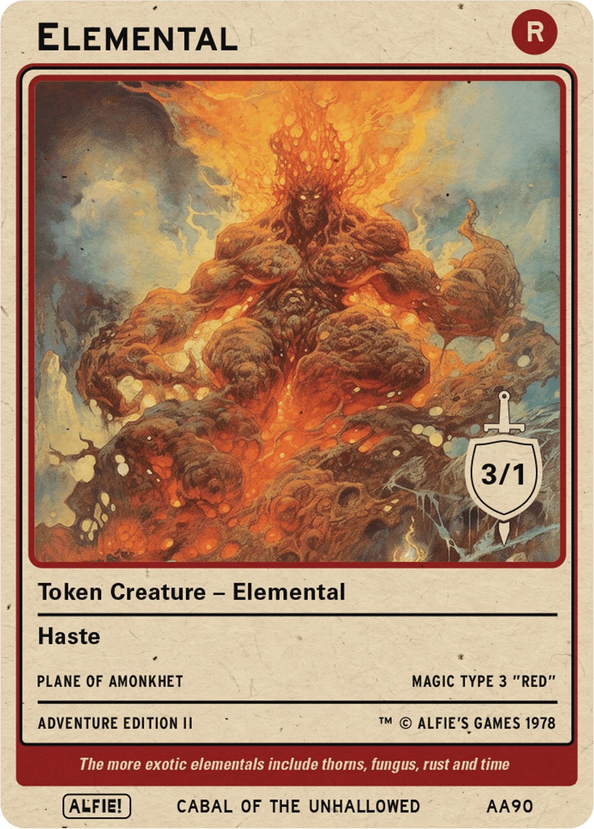 Elemental 3/1 Haste - Alfies