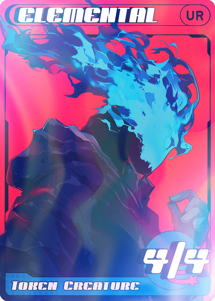 Elemental Blue Red Foil - Alfies