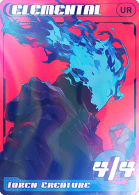 Elemental Blue Red Foil - Alfies