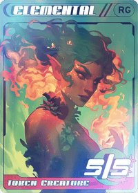 Elemental Red & Green Foil - Alfies