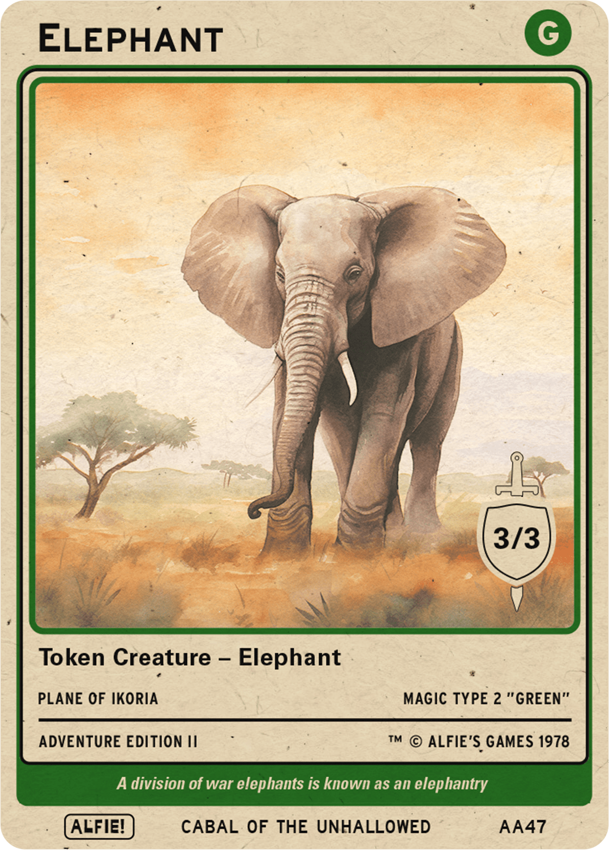 Elephant 3/3 - Alfies