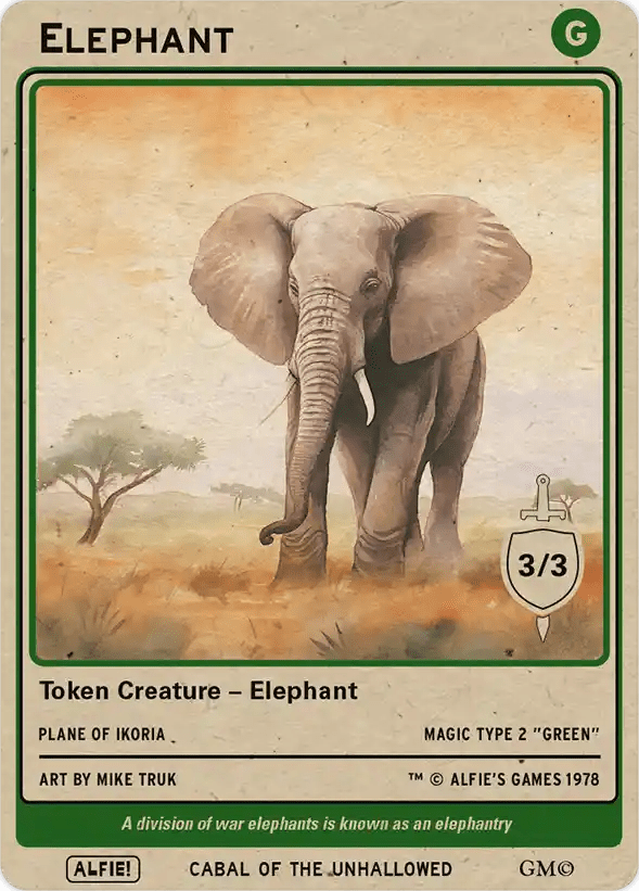 Elephant 3/3 - Alfies