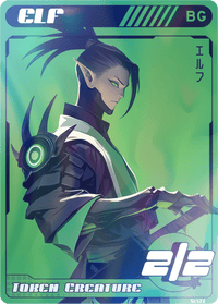 Elf Black Green Foil - Alfies