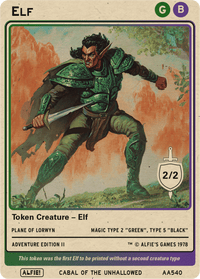 Elf Black Green - Alfies