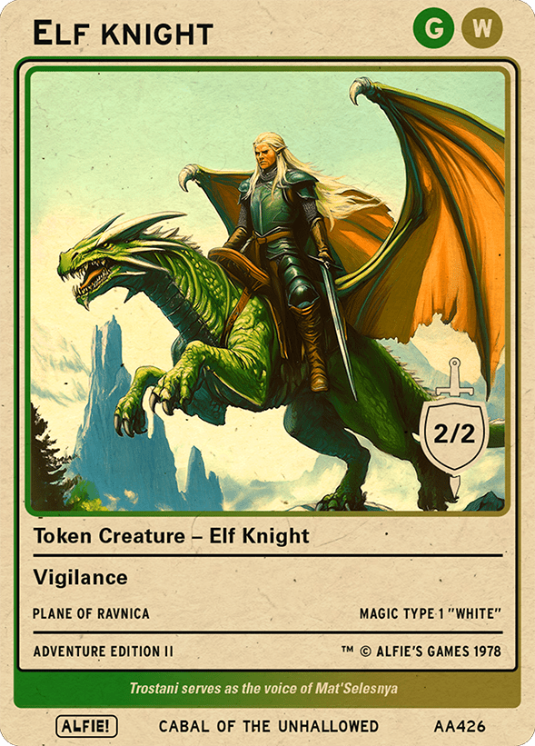 Elf Knight - Alfies