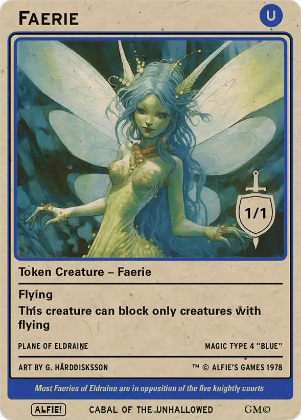 Faerie 1/1 (Only Blocks Fliers) - Alfies