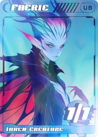 Faerie Blue Black Foil - Alfies