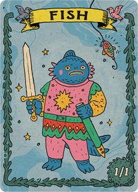 Fish 1/1 Blue - Alfies