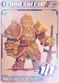 Food Golem Foil - Alfies