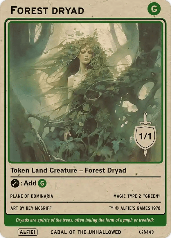 Forest Dryad - Alfies