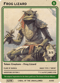 Frog Lizard - Alfies
