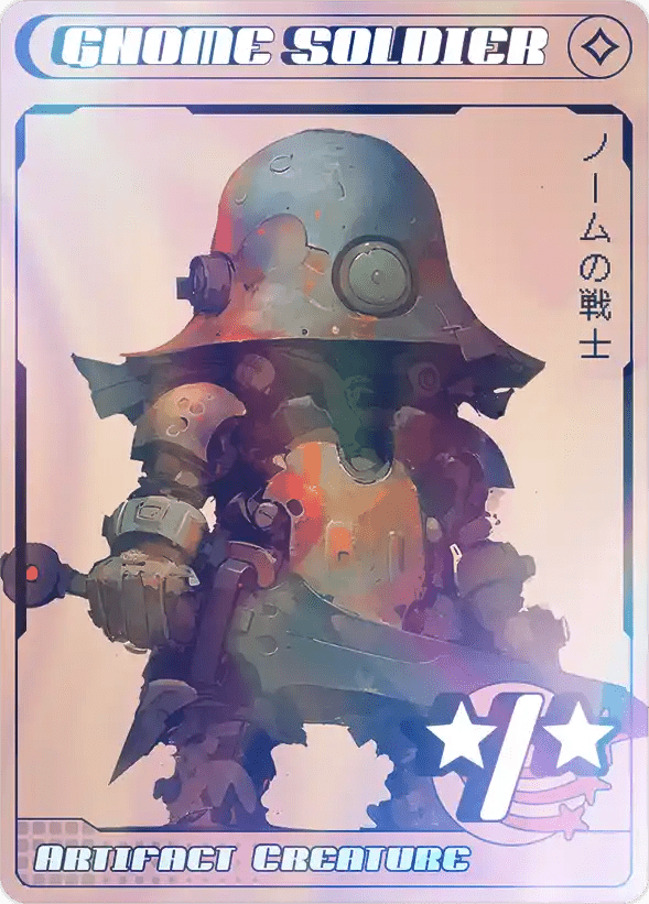 Gnome Soldier Foil - Alfies