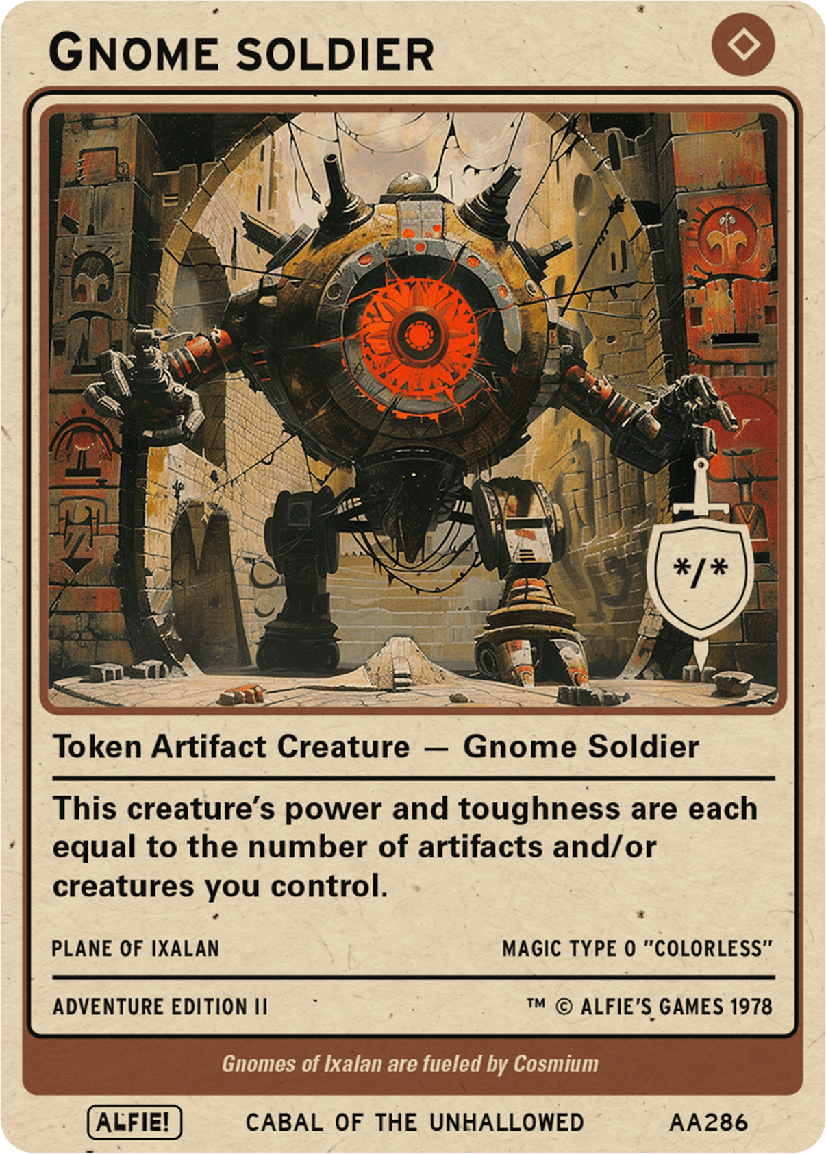 Gnome Soldier - Alfies