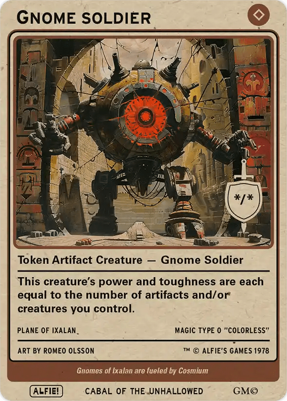 Gnome Soldier - Alfies