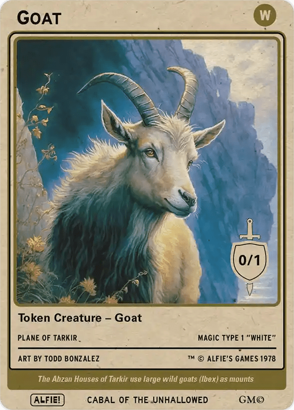 Goat 0/1 - Alfies