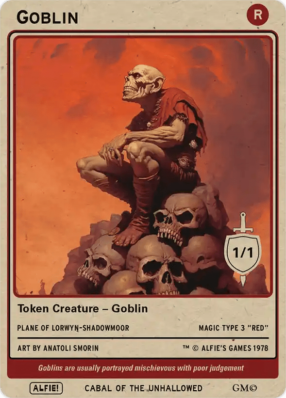 Goblin 1/1 - Alfies