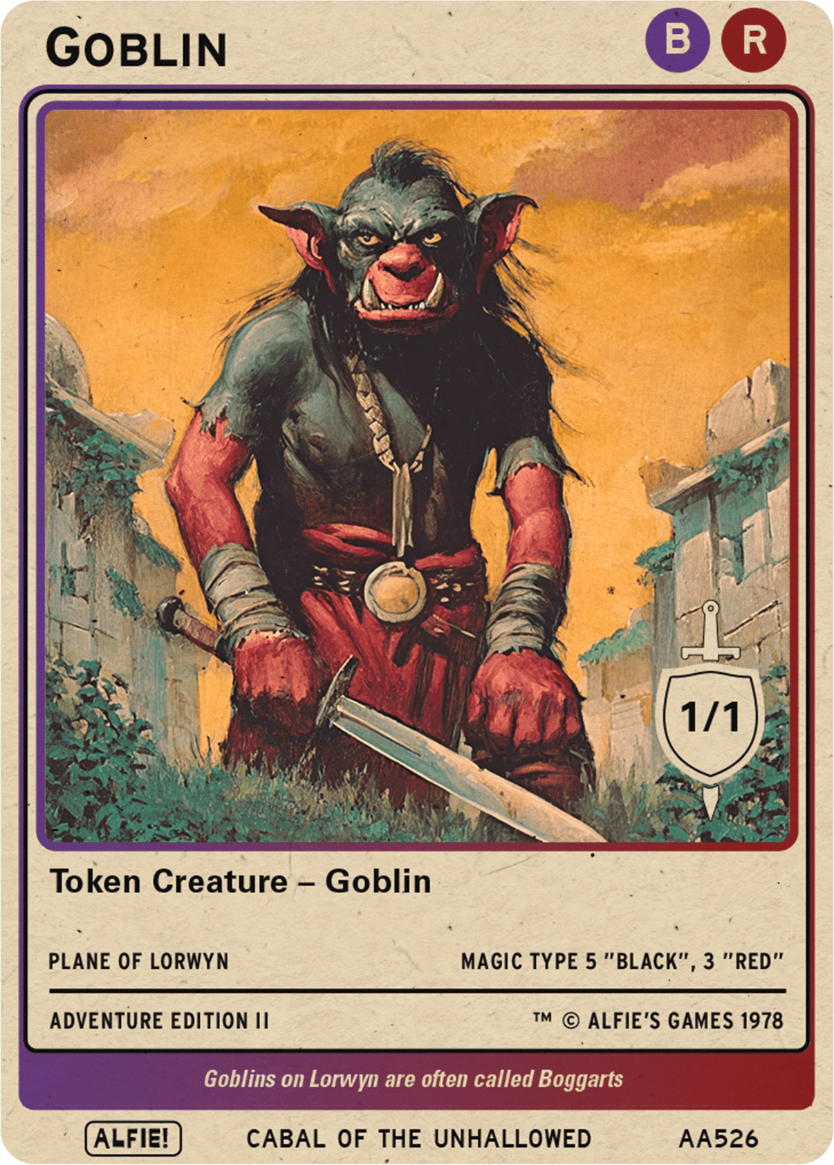 Goblin Black Red - Alfies