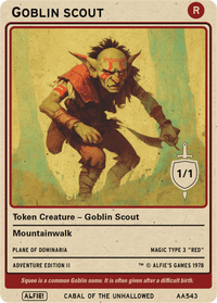 Goblin Scout - Alfies