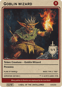 Goblin Wizard Token – Alfies