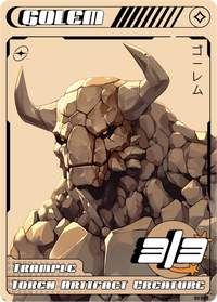 Golem 3/3 Trample - Alfies