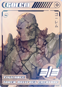Golem 3/3 Vigilance Foil - Alfies