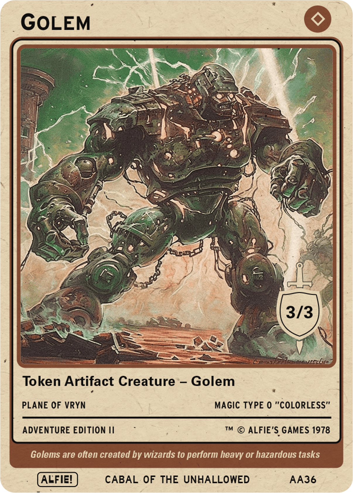 Golem 3/3 - Alfies