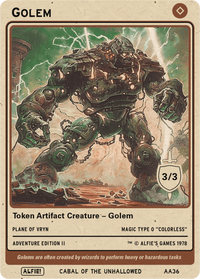 Golem 3/3 - Alfies