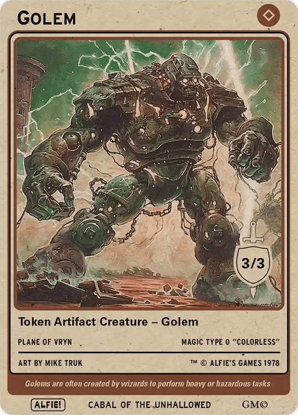 Golem 3/3 - Alfies