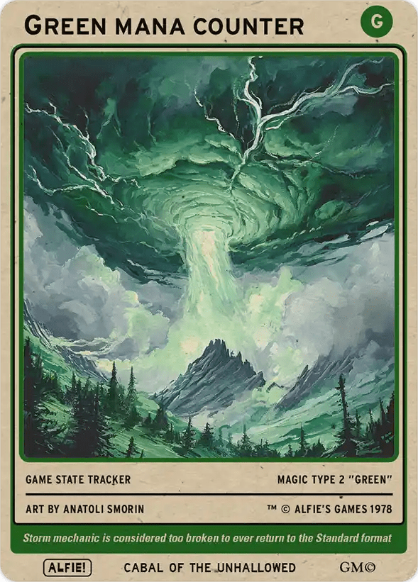 Green Mana Counter - Alfies