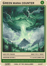 Green Mana Counter - Alfies